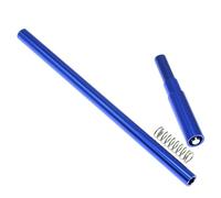 XAQRYQO RC Car Upgrade Parts For Arrma For Mojave 4S 4X4 For BLX 1/8 rc Car Upgrade Parts Metal Center Drive Shaft Replacement DIY RC Accessories(Blue)