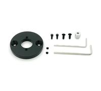 XAQRYQO RC Car Upgrade Parts For MN86s MN86k MN86KS G500 1/12 rc Car 390 To 540/550 Motor Converter With 13T Gear Upgrade Parts Accessories RC Spare(Black)