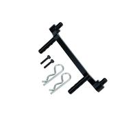 XAQRYQO RC Car Upgrade Parts For SCX24 For Deadbolt 1/24 Scale AXI90081T1 AXI31614 rc Car Crawler Parts Metal Front Shell Column With Clip Body Post Mounts(Black)