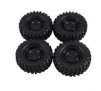 XAQRYQO Rc Car Wheel Rim Tire For Axial SCX10 For HSP For Redcat For Traxxas 1/10 RC Crawler Car Parts 4Pcs 96Mm 1.9 Inch Rubber Wheel Rim Tire Deadlock