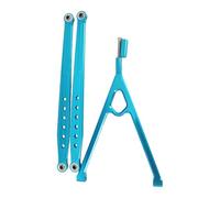 XAQRYQO RC Links Linkage For AXIAL For SCX10 1/10 rc cars Crawler 3pcs Metal Trigon Support Bar 130mm Rear Lower Suspension Link Rod Linkage(Blue)