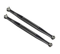 XAQRYQO RC Links Linkage For TRAXXAS 1/5 For X-MAXX For WideMaxx 8S For XRT 1/6 rc cars Upgrade Parts 2pcs Metal Toe Links 202.5mm Link Rod Linkage(Black)