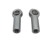 XAQRYQO RC Links Linkage Metal Upgrade Positive Thread Reverse 2PCS Length 18mm Hole 2.5mm Thickness 7mm Tie Rod Ball Buckle For rc cars Parts(Gray)
