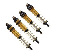 XAQRYQO RC Shocks Damper For Arrma SENTON Granite Typhon 4X4 BLX 1/10 rc cars Upgrade Parts 4Pcs Metal Shock Absorber Damper(Yellow)