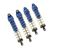 XAQRYQO RC Shocks Damper For Arrma SENTON Granite Typhon 4X4 BLX 1/10 rc cars Upgrade Parts 4Pcs Metal Shock Absorber Damper(Blue)