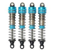 XAQRYQO RC Shocks Damper For XLF X03 X04 X03A X04A For Max 4Pcs Metal Shock Absorber Damper 1/10 rc cars Brushless For Monster Truck Upgrade Parts(Blue)