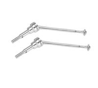 XAQRYQO RC Transmission Shaft For Wltoys 12428 12423 12428-ABC Metal Drive Shaft Driveshaft CVD 12428-0090 1/12 rc Car Upgrades Parts Accessories(Silver)