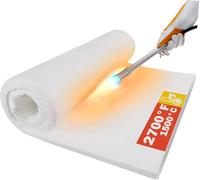 XARILK Ceramic Fiber Insulation Blanket, 1500℃/2700℉, Fireproof Insulation for Dishwasher, Kilns, Forges, Boiler, Pizza Ovens and Forge (61 X 40 X 2.54 cm)