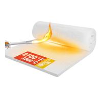 XARILK Ceramic Fiber Insulation Blanket, 1500℃/2700℉, Fireproof Insulation for Dishwasher, Kilns, Forges, Boiler, Pizza Ovens and Forge (79 X 61 X 2.54 cm)