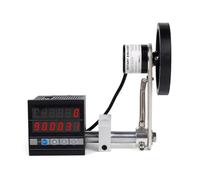 XARONF Digital Length Meter Counter, Mechanical Length Counter Rolling Wheel with Control 0-999999 and Power-off Memory Function, for Cable Fishing Line Silk Thread Wire