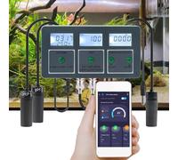 XARONF Digital PH Tester, 8 In 1 Water Quality Detector, WiFi Smart Water Quality Meter Monitor, PH/EC/TDS/SALT/S.G/CF/ORP/TEMP Tester, for Aquariums Pool Hydroponics