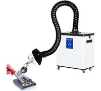 XARONF Fume Smoke Absorber, 3 Stage Filtration Strong Suction Power Adjustable Wind For ESD Soldering Station, Manual Welding, Soldering Iron,Cosmetology