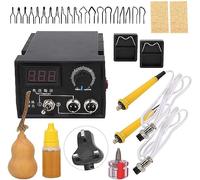 XARONF Wood Burning Kit Dual Pen Professional Pyrography Machine Set With 20 Pyrography Tips Small Gourd Pen Holders Sponge Screwdriver