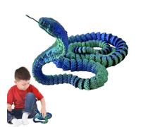 Xasbseulk 3D Printed Snake, 3D Printed Animal Snake - Animal Snake Toys, Articulated Desk Toys, Flexible Collectible Figures, Toy to Relieve the Animal