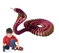 Xasbseulk 3D Printed Snake,3D Printed Animal Snake - Fidget Toys Snake Toys, Printed on , Prank Accessories for Stress Relief, Figures