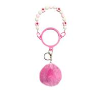Xasbseulk Carrying straps for water bottles for on the go, thermal mug handle with key ring, portable beaded carry handle for hiking, sports, travel, outdoor, leisure, pink, see description, See
