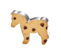 Xasbseulk Cookie Molds - Horse Shaped Stainless Steel Baking Tools | Year of the Horse Baking Molds 2026 - For Desserts Cake Fondant Chocolate Kitchen Home