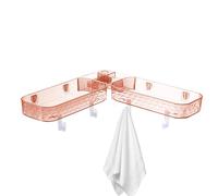 Xasbseulk Corner Shelf for Bathroom, Stable Multifunctional Drain Holder - Corner Shower Organizer - For Daily Sanitation of the Home Organization and Convenience in the Kitchen