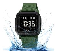 Xasbseulk Digital Watches for Men | Timer Function Backlight Waterproof | Shock Resistant Digital Sports Watch for Boys, Athletes, Boyfriend, Running, Swimming, Work, Travel, Fitness, Diving