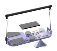 Xasbseulk Folding Pilates Board - Fitness Equipment | Core & Abdominal Machine - for Women Men Adults Beginners Home Gym Apartment Athletes Practitioners