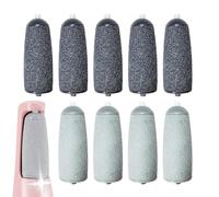 Xasbseulk Foot File - Ten Pieces Foot Grinder Roller Head Attachments - Replacement Rollers for Callus Remover | For Holidays and Travel, Home, Spa , Pedicures, Women and Men, as well as