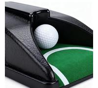 Xasbseulk Golf Automatic Putting Cup - Foldable Quick Response Trainer | Adjustable Angle Golf Practice Aid | Automatic Putting Machine for Enthusiasts Beginners Family Lovers Men Women Players Yard a