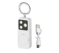 Xasbseulk Keychain Alarm,Rechargeable Self-Defense 150dB - Self Defense Alarm Security Keychain - for Girls Kids Elderly Students College Daily Travel Backpack Belt