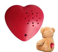 Xasbseulk Plush Voice Recorder | 60 Second Recording Button Insert | Recordable Stuffed Animal Insert | for Kids and Classroom Valentine Souvenir for Home