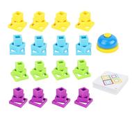 Xasbseulk Puzzle Building Blocks - Brain Teaser Stacking Puzzle Building Toy,Educational Fun Playset Party Board Game for Boys Girls Easter Thanksgiving