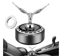 Xasbseulk Solar Powered Car Fragrance Dispenser - Solar-Charged Odour Neutraliser for Vehicles, Long-Lasting Fragrance Oil Diffuser for Dashboard Vehicle Interior