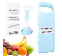 Xasbseulk Vegetable Slicer | Safe and Non-Slip Ergonomic Processor - Vegetable Cutter for Kitchen | For Potatoes, Cheese, Garlic, Salads, Fruits, Eggs and Chicken for Cooking