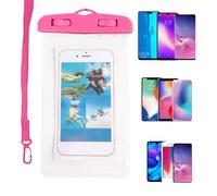Xasbseulk Waterproof Phone Bag | Phone Holder for Water Activities - Transparent Touch Pouch with Lanyard for Swimming Rafting Boat Diving Kayak Fishing