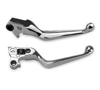 Xastro Chrome Silver Brake Clutch Lever Hand Levers Compatible with Harley Sportster 883 1200 Dyna Softail Road King Touring Fat Bob Electra Glide