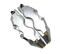 XATHKJOE 2 Pcs Car Brake Caliper Cover, for Suzuki Vitara SX4 Car Wheel Brake Durable 3D Brake Calliper Cover,brake caliper cover covers protector,S(19 * 5.2 * 4cm)-Silver