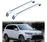 XATHKJOE 2 pieces Car Roof Rack Bars, for Mitsubishi Outlander/Phev Suv 2014-2018 Racks Roof Carrier Roof Rails Longitudinal Rod Luggage Rack Exterior Travel Accessories,C