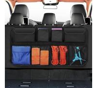 XATHKJOE Car Boot Organiser, for Ford Kuga Sport MK2 MK3 ST-Line MK4 Fiesta B-MAX Waterproof Non-Slip Durable Collapsible Multi-Compartment Car Organiser Hanging Car Seat Storage Bag,B