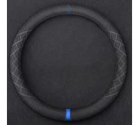 XATHKJOE Car Steering Wheel Cover, for Ford Ranger Wildtrak 2015-2022 Breathable Car Accessory Steering Wheel Protector Cover,Car Interior,Roundtype-A