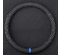 XATHKJOE Car Steering Wheel Cover, for Ford TRANSIT CUSTOM 2016-2024 Breathable Car Accessory Steering Wheel Protector Cover,Car Interior,Roundtype-A