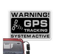 xAuto Alarm Sticker - Tracking Warning Decals for Vehicles Bicycles | Anti Theft Self Adhesive - Car Safety Signs, Anti-Theft Window Sticker for Trucks Motorcycles T