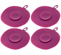 Xavax 4x Pot Coaster Silicone Suction Cup Non-Slip Mat Pad Pot Holder