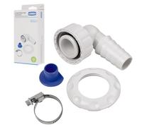 Xavax Angled Hose Nozzle for Wall-Mounted Siphons Without Cleaning Opening