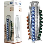Xavax "Torre" Coffee Capsule Stand for Nespresso Cap Rack NP 40 Capsules - Silver,00111079