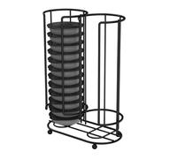 Xavax Coffee Capsule Holder for 26 Tassimo Capsules, Capsule stand for Tassimo capsules and pods, Compatible with Tassimo Bosch: (Jacobs, Kenco, Twinings, Carte Noire, Cadbury, L'OR), Matte Black