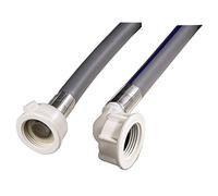 Xavax Cold Water Inlet Hose (for Washing Machine, Dishwasher, All Common Brands Miele, Bosch, Beko, Siemens, Bauknecht, AEG, Gorenje, 1.5 m, 1 Piece) Grey/White