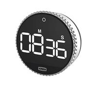 Xavax Digital Rotation Timer, Magnetic, Black & Silver