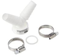 Xavax Double Connection Drain Hose for Washing Machine and Dishwasher, Hoses with Internal Dimensions 19-23 mm, 2-way Distributor with Seal/Y-distributor 1 inch) white