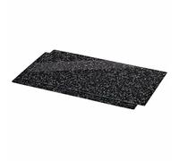 Xavax Hama Granite Design Multi Glass Cutting Boards, Pack of 2 - Black