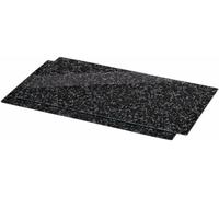 Xavax Hama Granite Design Multi Glass Cutting Boards, Pack of 2 - Black