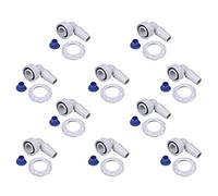 Xavax In-Wall Waste Pipe Connection without Opening for Cleaning, 10 pieces