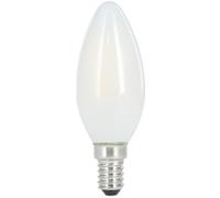 Xavax LED Lamp Filament Candle E14 4W 40W Matt Bulb Light Bulb [EEK: E]